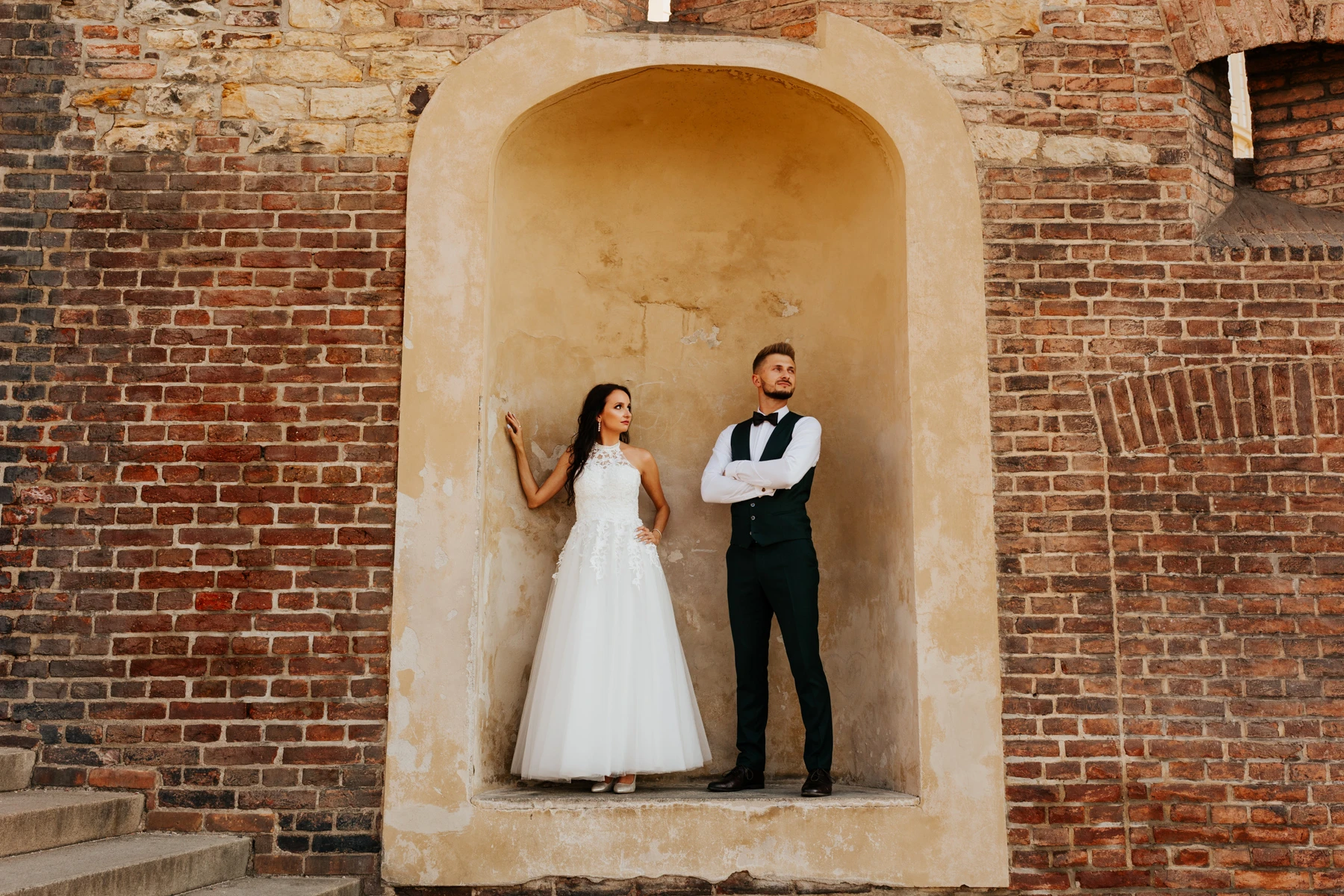Sesja ślubna na Moście Karola o wschodzie słońca - fotograf ślubny Śląsk